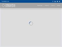 Tablet Screenshot of interactivepromotions.com